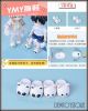 [Pre-order] YMY (Not Nendoroid) Chibi SD Style Action Figure Accessories - Shoes (Panda / Rabbit) (Compatible with Nendoroid / OB11)