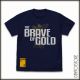 [Pre-order] Cospa Apparel - The Brave of Gold Goldran T-shirt Navy