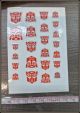 [IN STOCK] Transformers Insignia Symbol Logo Dry Transfer Decal (Not Sticker) - Autobot Medium (Grey & Clear Border)