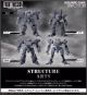 [Pre-order] Kotobukiya 1/72 Scale Plamo Plastic Model Kit - GN102 Front Mission Structure Arts Additional Selection Vol. 1 - All 4 Types Set (With First Release Bonus)