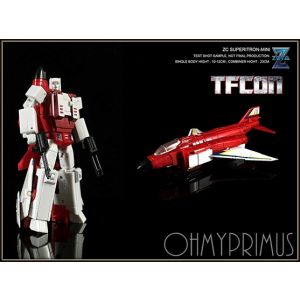[RESTOCK Pre-order] Zeta Toys - ZC-04 ZC04 Mini Superitron - Flyfire Fly Fire (Transformers Legends Scale Superion Fireflight)
