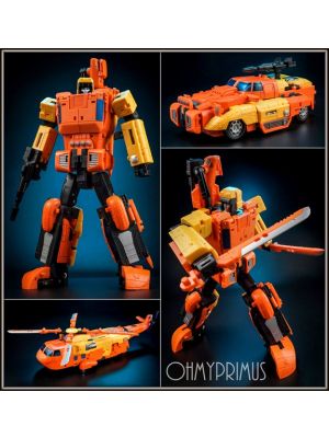 F1 Car Simplify Transform】Transformers G1 Series Third party custom Mirage  DX9 D03 Car Robot Toys 