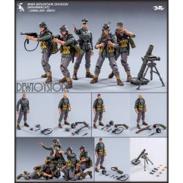 Pre Order Joy Toy Joytoy 1 18 Scale Action Figure Jt0456 Wwii Mountain Division Wehrmacht Set Of 5