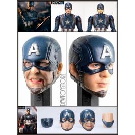 In-stock 1//12 NOTA STUDIO Helmet Cap Head Sculpt 2*Heads