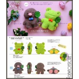 Pre-order] Sunlemon Sun Lemon Plushie Plush Soft Toy - Fluffy Tatton - Frog  GR / Mole BR (S)