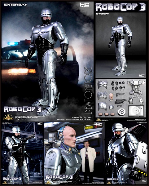 TAKARA TOMY ARTS JAPAN RoboCop Gashapon Model Figure Complete Set 4 pcs 